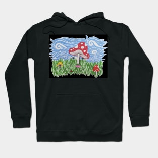 Mushroom Face Hoodie